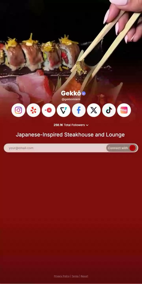 The gekkomiami page on Linkme