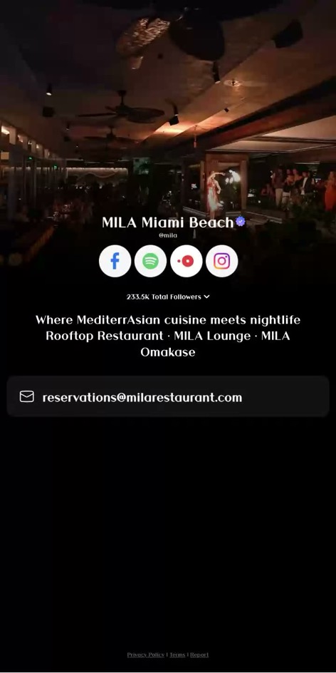 The mila page on Linkme